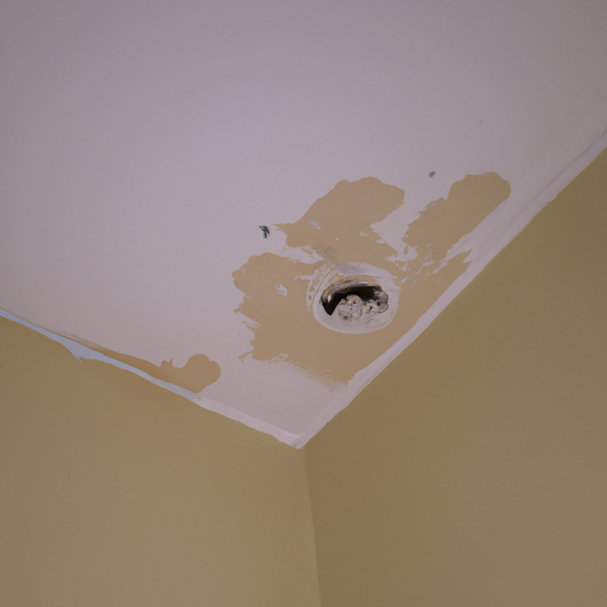 Cómo arreglar desconchones de pintura en el techo